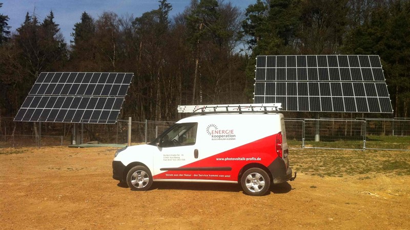 Solarpark Mörschbach Nachführsystem